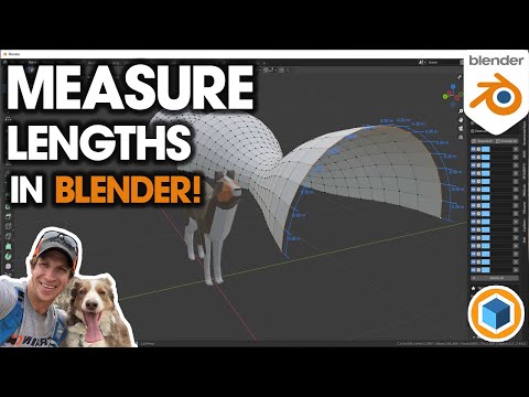 How to MEASURE EDGES in Blender!