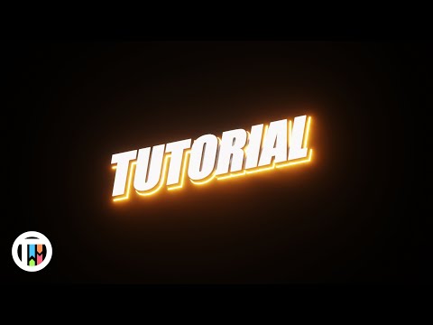 How to Create A Glowing Text Intro in Blender 3.0 Eevee – Tutorial