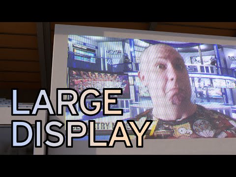 How to make a large LED display in Blender using Geometry Nodes