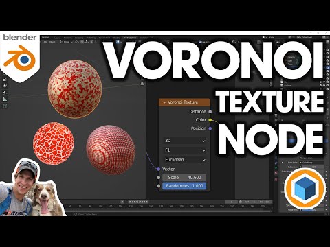 How to Use the VORONOI TEXTURE Node in Blender!