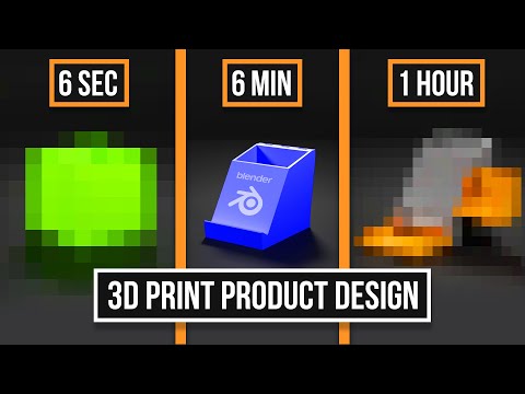Blender 3D Printing Product Design Challenge | Desk Organizer Ep. 4