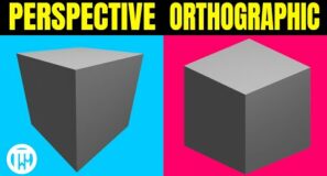 The Difference Between Perspective and Orthographic – Blender 3.0 Tutorial