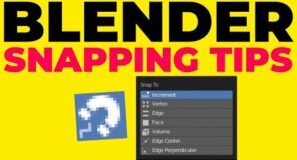 A Few More Snapping Tips in Blender