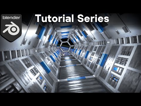 Space Station Corridor – Course Trailer (Blender Tutorial Series)