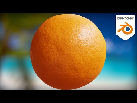 Procedural Orange Peel Material 🍊 (Blender Tutorial)