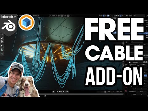 FREE Cable Creation Add-On for Blender – GeoCables!