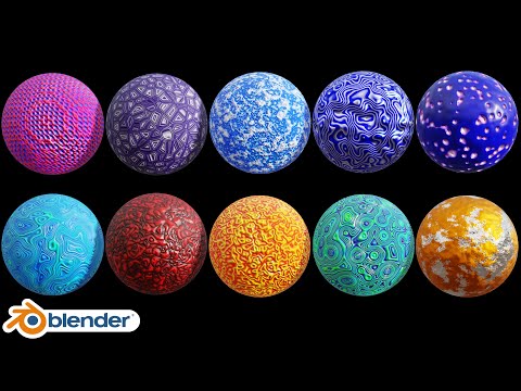 How to Make Procedural Abstract Materials (Blender Tutorial)