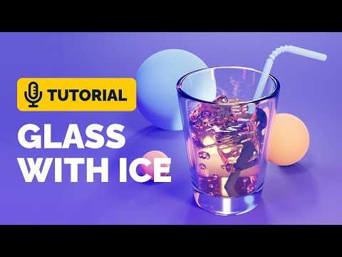 Blender 3.2 Glass with Ice 3D Tutorial | Polygon Runway