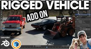 REALISTIC Rigged Vehicles for Animation in Blender – Traffiq 1.3 Tutorial!