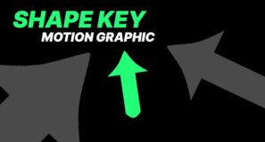 Looping Shape Key Motion Graphic Animation in Blender 2.9 Eevee – Tutorial