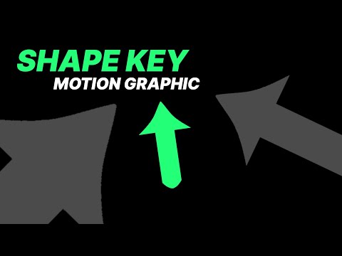 Looping Shape Key Motion Graphic Animation in Blender 2.9 Eevee – Tutorial