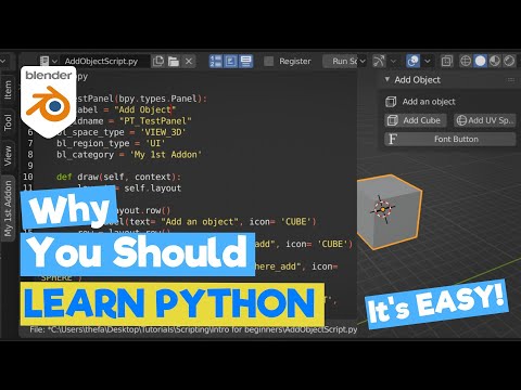 Blender Python : Why YOU should LEARN PYTHON