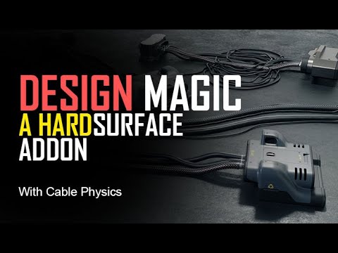 design magic a blender addon for hardsurface modeling