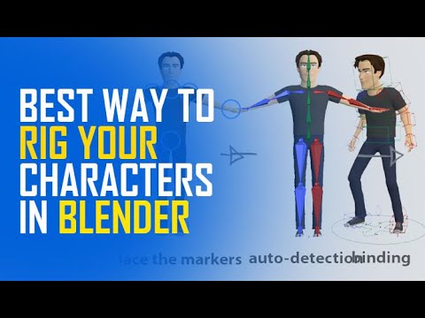 Best and easiest way to rig your characters in blender