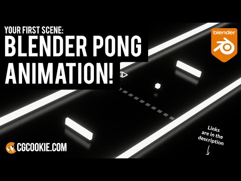 Animate your first 3d scene: Blender Pong (2022)