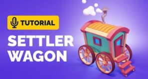 Cartoon Wagon Tutorial in Blender 3.1 | Polygon Runway