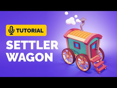 Cartoon Wagon Tutorial in Blender 3.1 | Polygon Runway
