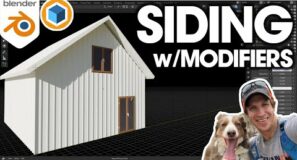 Modeling SIDING in Blender with Modifiers! (Architectural Modeling Tutorial)