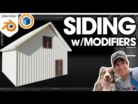 Modeling SIDING in Blender with Modifiers! (Architectural Modeling Tutorial)