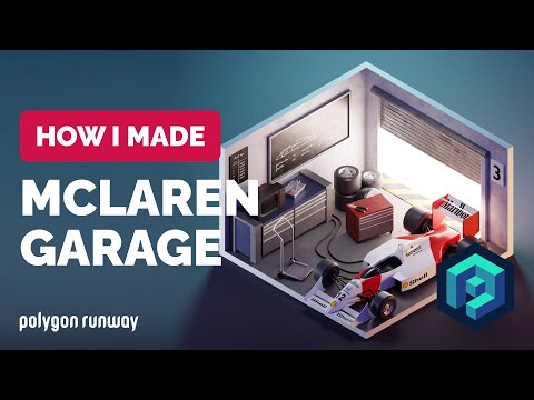McLaren F1 Racing Car in Blender 3.1 – 3D Modeling Process | Polygon Runway