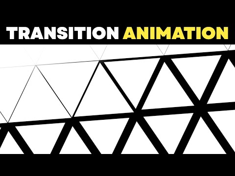 Blender Triangle Transition Motion Graphic Tutorial
