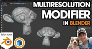 How to Use the MULTIRESOLUTION Modifier in Blender