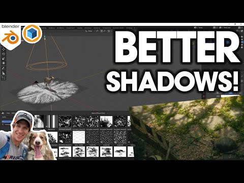Amazing SHADOWS AND LIGHTING in Blender with GOBOS LIGHT TEXTURES!