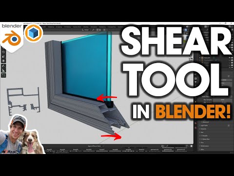 How to Use the SHEAR TOOL in Blender!