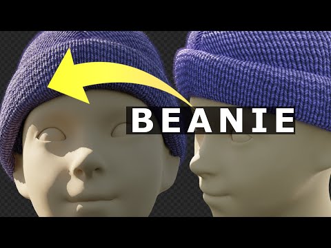 Tutorial: Make A Beanie In Blender + Displacement & Particles