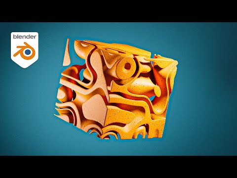 The New Way to Make Abstract models in Geometry Nodes (Blender Tutorial)