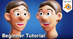 Easy Beginner Sculpting Tutorial – Stylized Character Face (Blender)