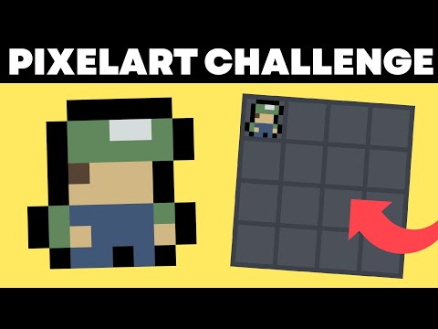 Pixelart Luigi – Micro Pixel Art Challenge #1 // TutsByKai