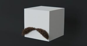 Mustaches with blender