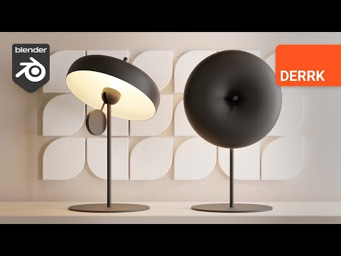 Table Lamp Modeling, Lighting, Animation in Blender 3D – FF:EP4