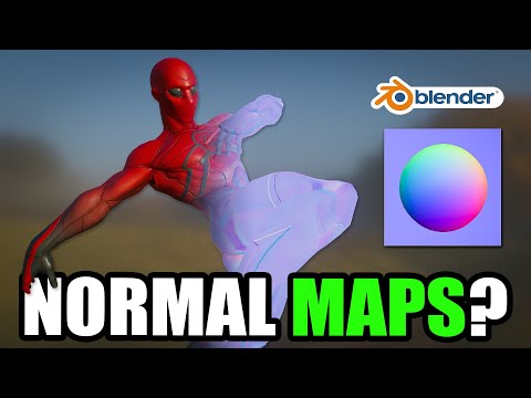 The secret of Normal maps in Blender 3 and 3D softwares