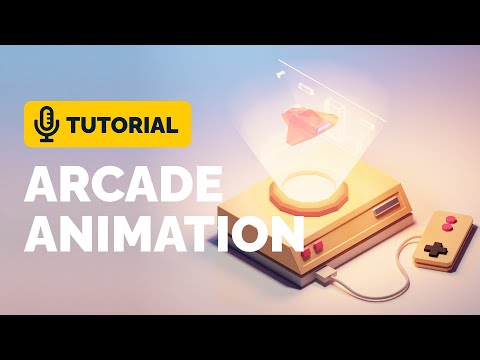 Retro Arcade Animation Tutorial in Blender 3.1 | Polygon Runway