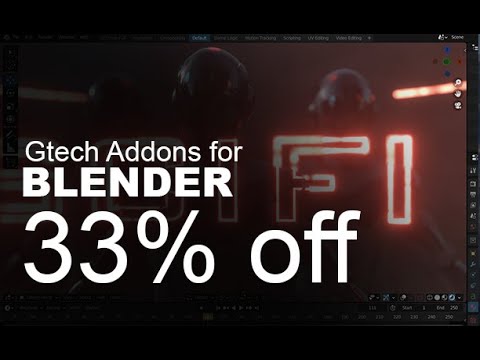 gtech addons for blender at 33 percent off