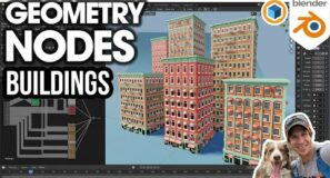 Amazing GEOMETRY NODES BUILDINGS in Blender (Free Download)