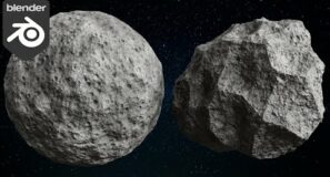 Procedural Asteroid Material (Blender Tutorial)