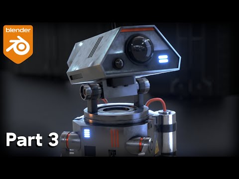 Sci-Fi Worker Robot-Part 3 (Blender Tutorial)
