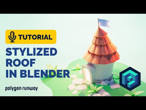 Stylized Roof Tutorial in Blender | Polygon Runway