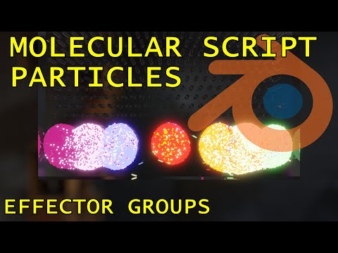 Molecular Script Particles With Effector Groups & Forcefields