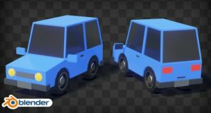 Low Poly Stylized Car (Blender Tutorial)