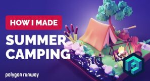 Summer Forest Camping in Blender 3.2 – 3D Modeling Process | Polygon Runway