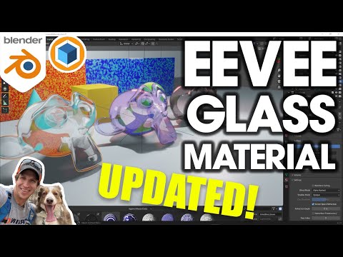 Creating a TRANSPARENT GLASS SHADER for Eevee in 2022!