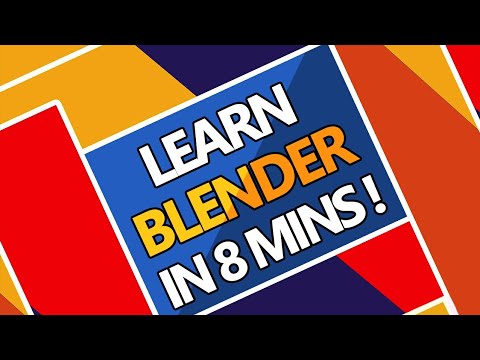 BLENDER UNDER 8 MINUTES !
