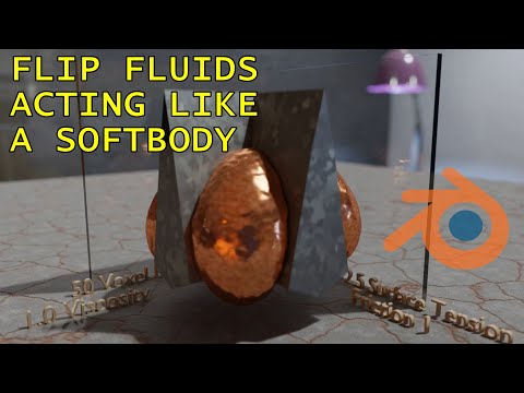 Flip Fluids Acting Like A Softbody – Blender