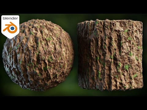 Procedural Tree Bark (Blender Tutorial)