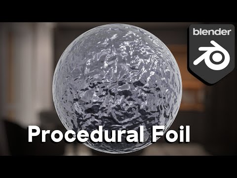 Procedural Foil Material (Blender Tutorial)