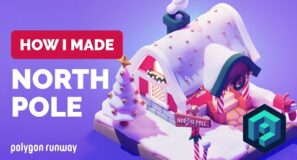 North Pole in Blender 3.0 – 3D Modeling Process | Polygon Runway